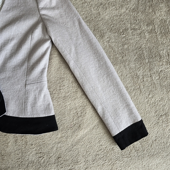 Anthropologie Elevenses Femme Bow Button Front Wool Blend Blazer size 6 - Picture 9 of 16